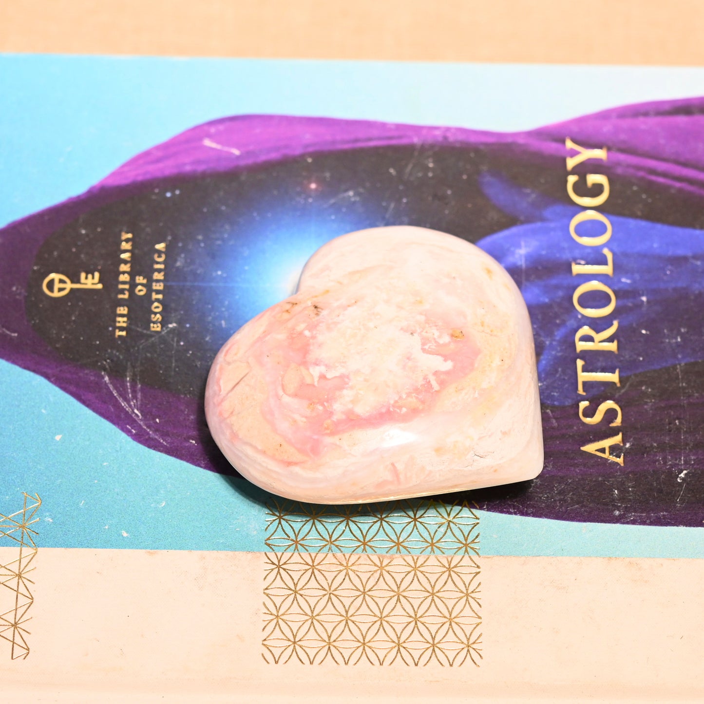 Pink Opal Heart