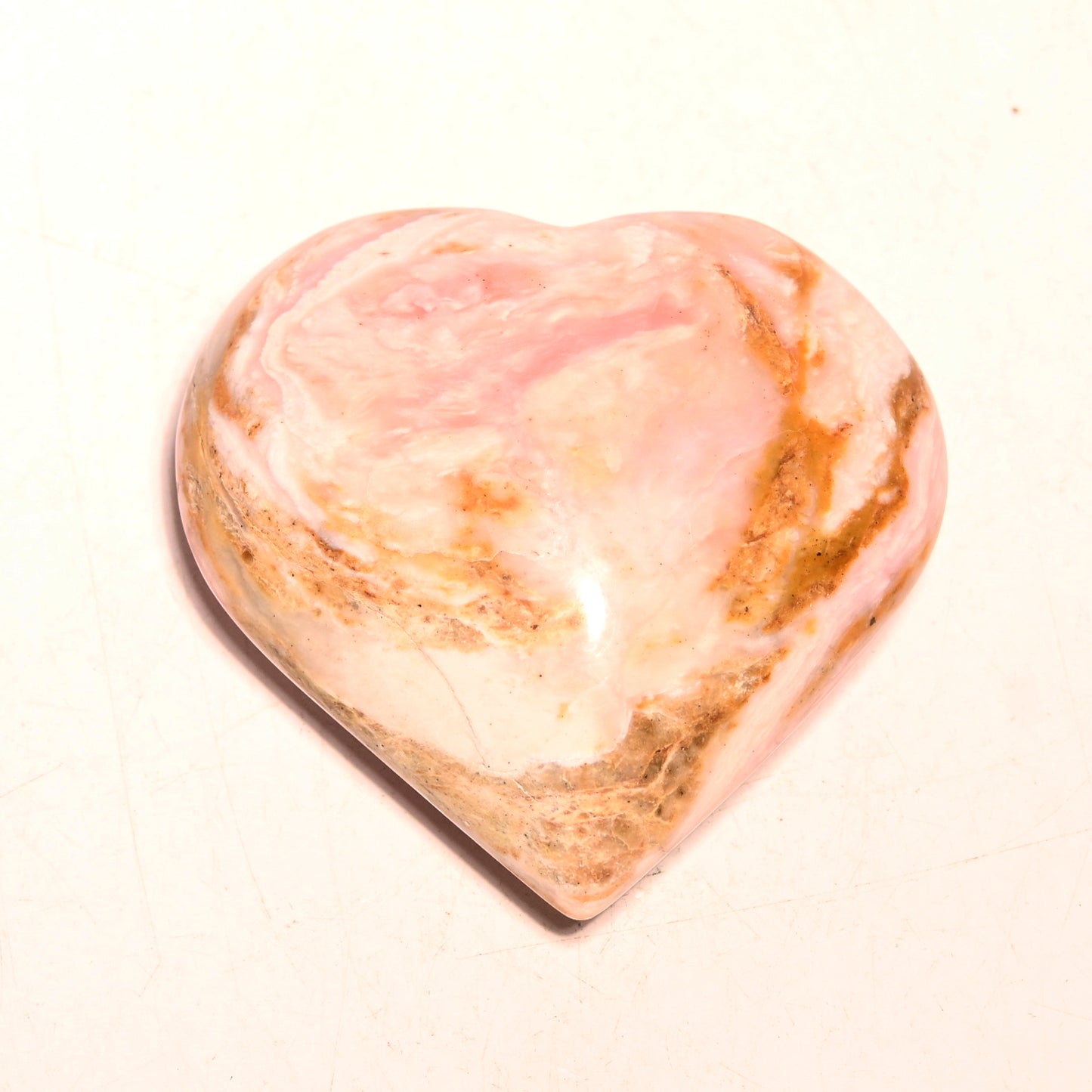 Pink Opal Heart
