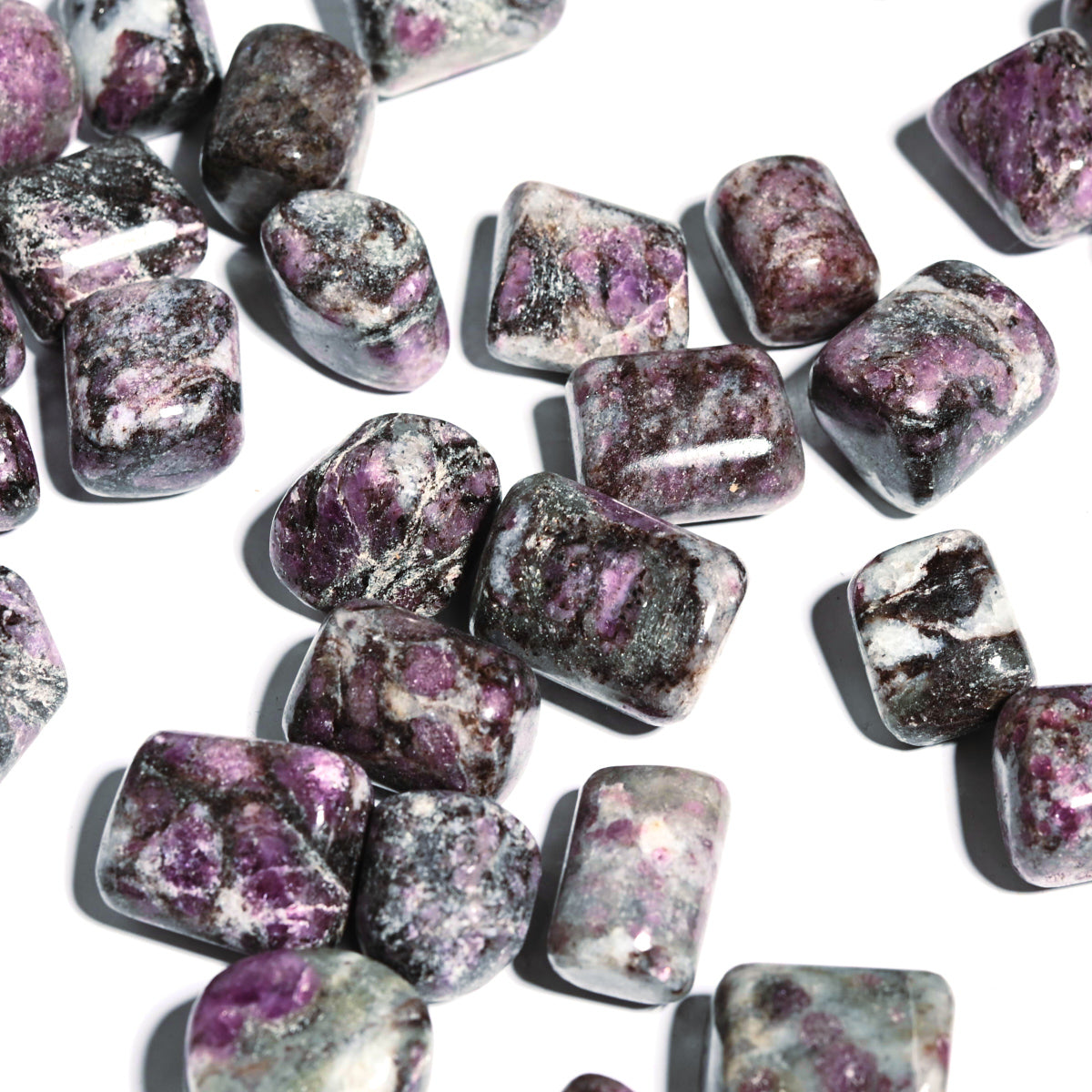 Garnet in Astrophyllite Tumble