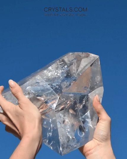 AA Clear Quartz Geometric Form XL 14lbs