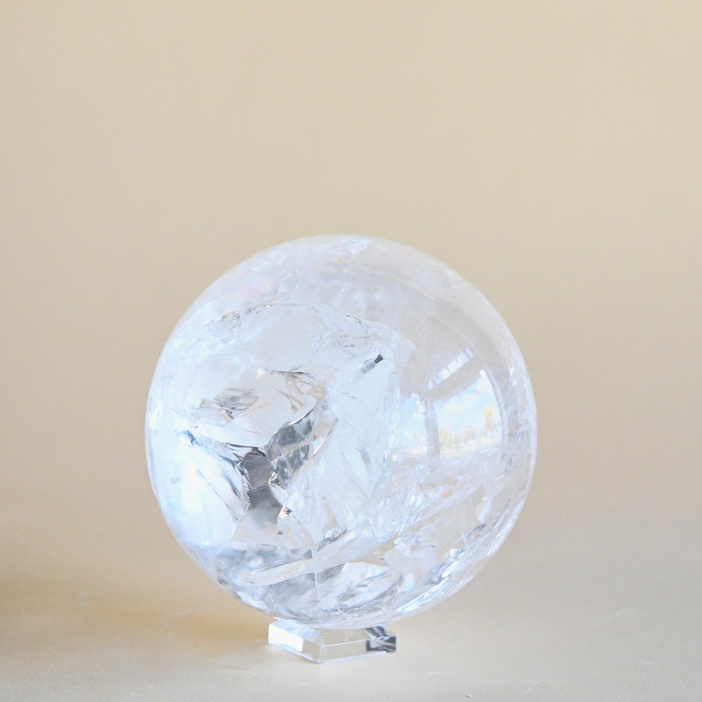 Clear Quartz Sphere 7.6lbs