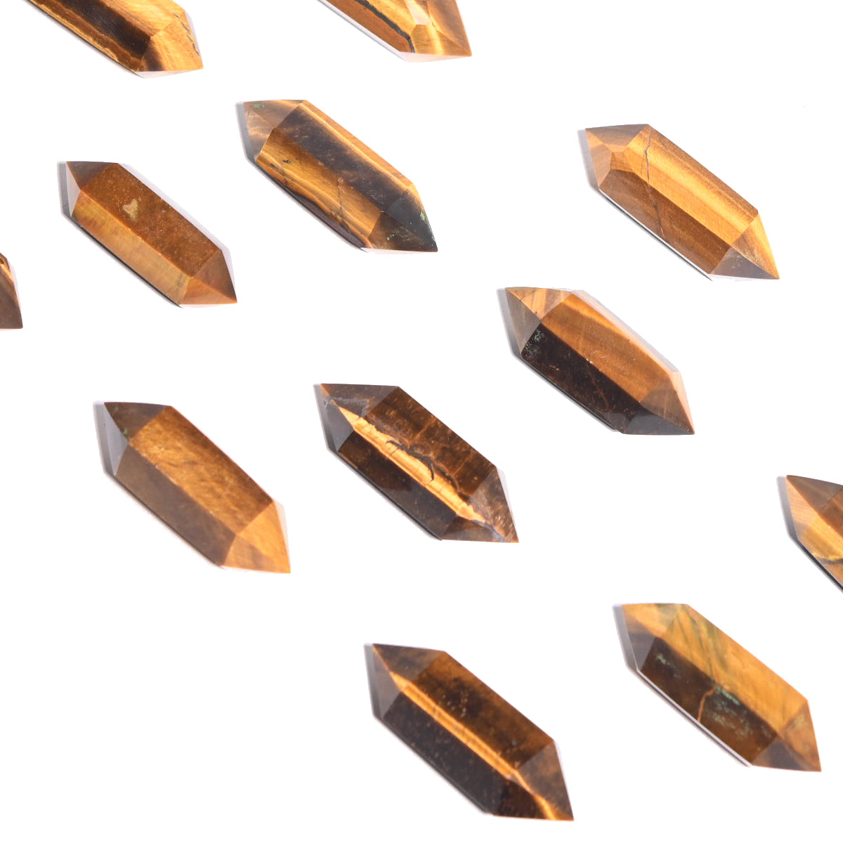 Tiger's Eye Double Terminated point 2 inch