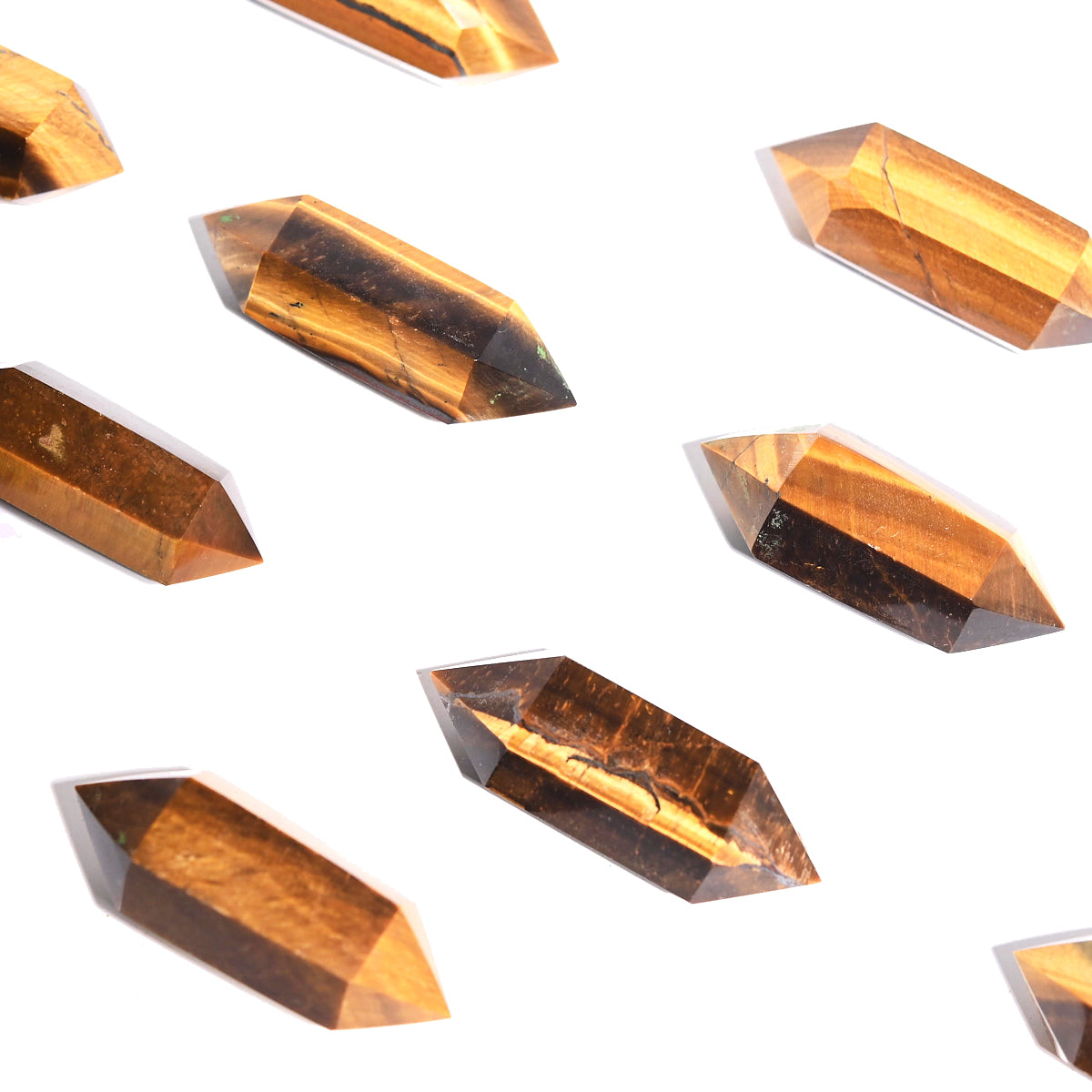 Tiger's Eye Double Terminated point 2 inch