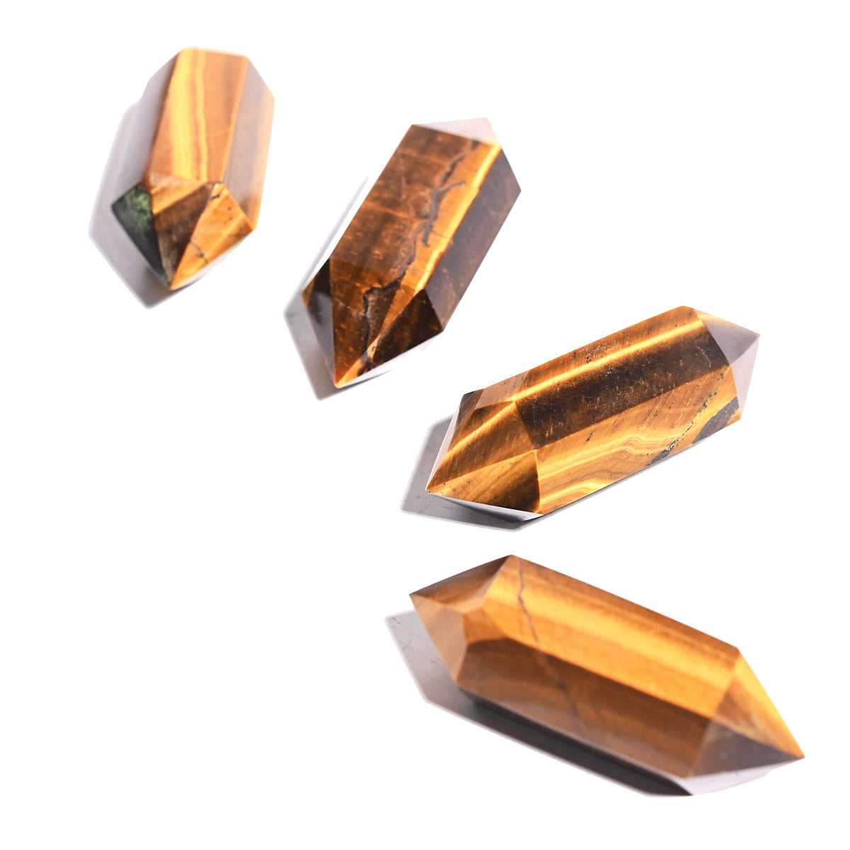 Tiger's Eye Double Terminated point 2 inch