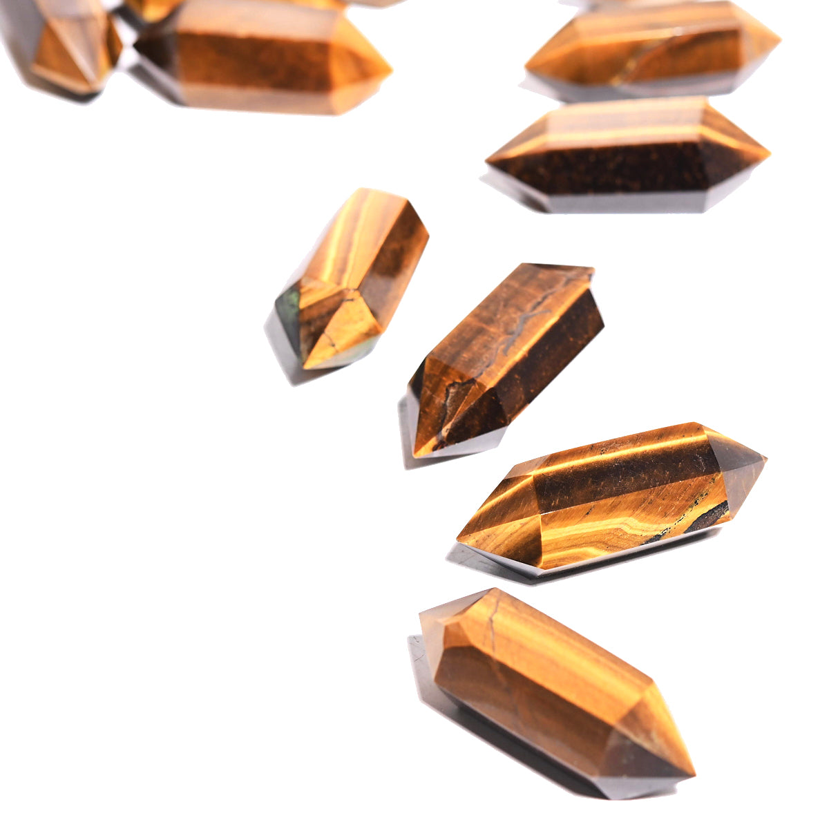 Tiger's Eye Double Terminated point 2 inch
