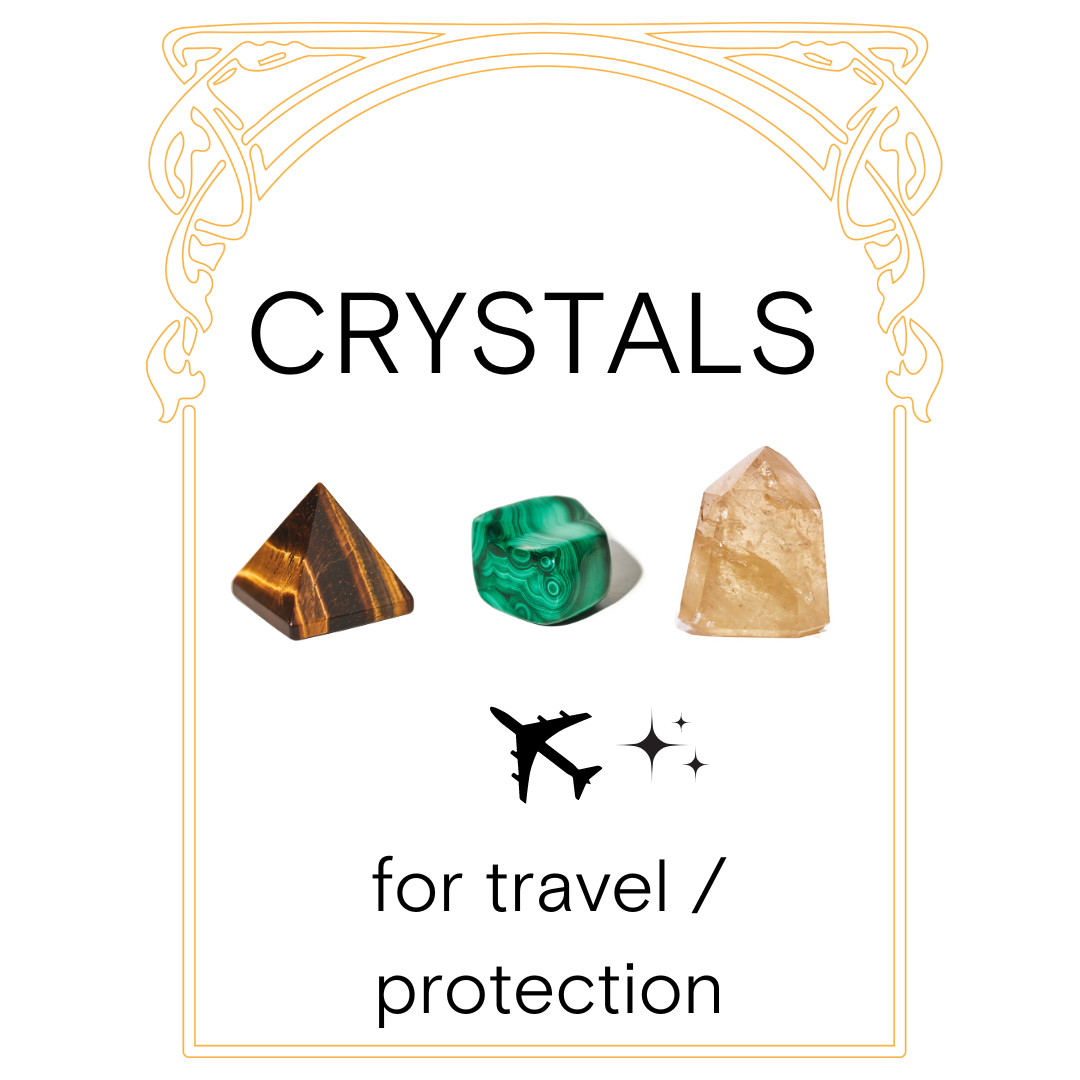 crystals for travel protection