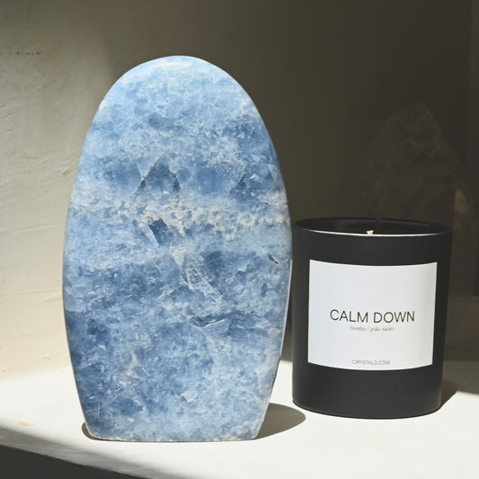 Blue Calcite Crystal Meanings and Uses