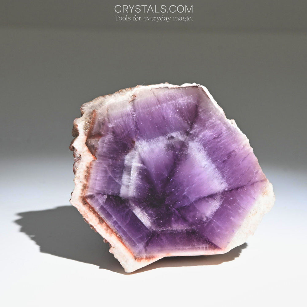 trapiche amethyst crystals