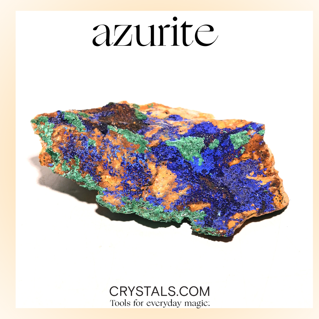 Azurite Crystal Meaning, Properties & Uses | Crystals.com – CRYSTALS.COM