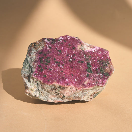 Cobaltoan calcite crystals