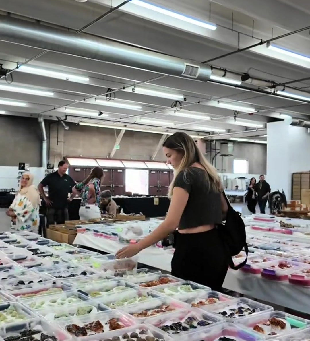 Wholesale crystal flats at the Denver Gem Show 2026