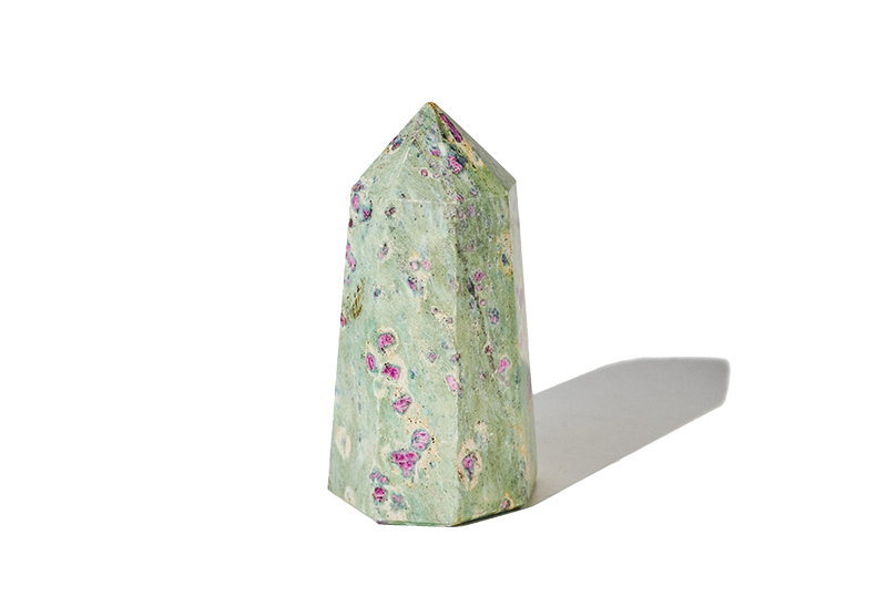 Ruby Fuchsite crystal