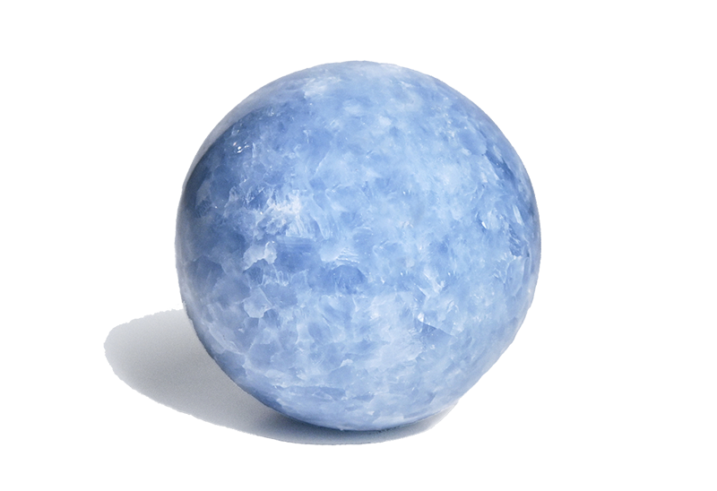 Blue Calcite crystal