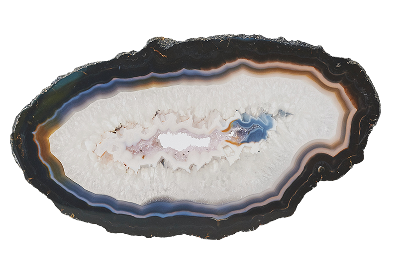 Agate crystal