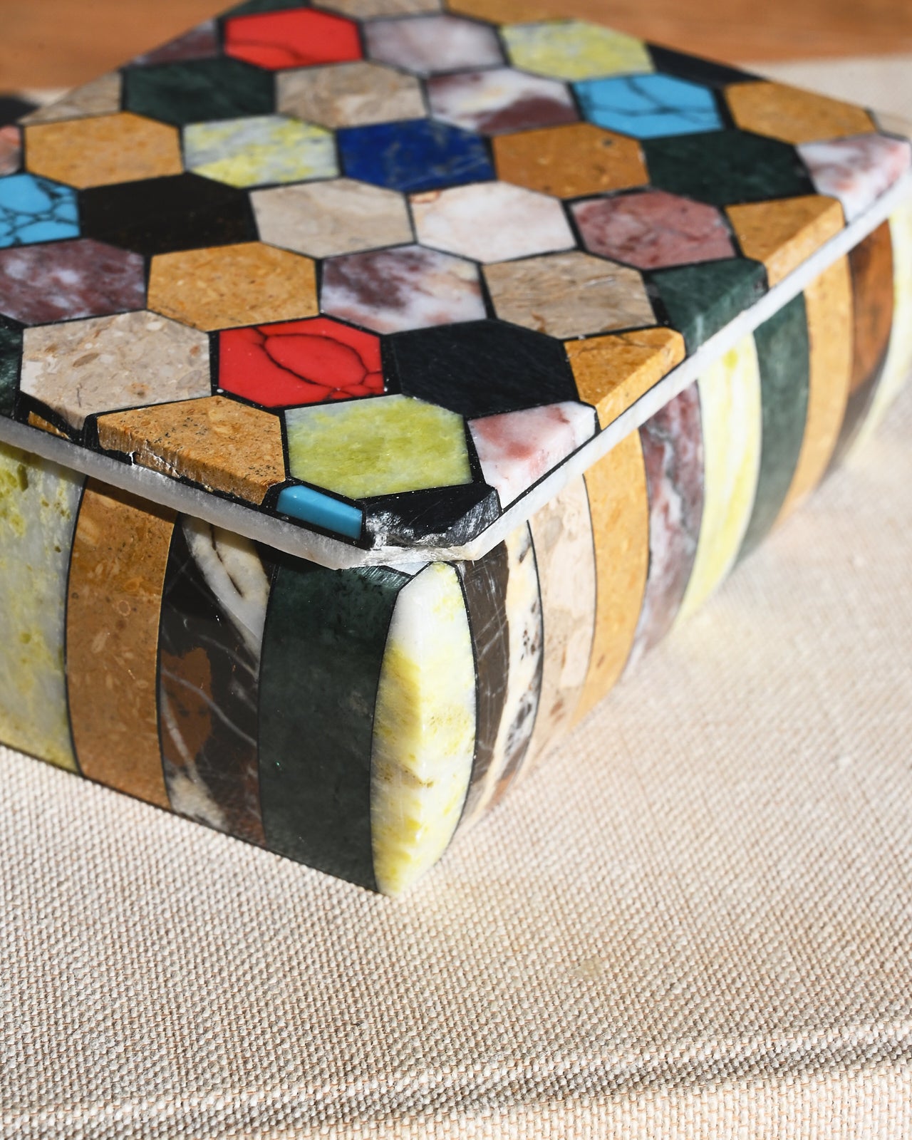 Multi-Crystal Handcrafted Box