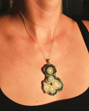 Solar Quartz stalactite pendant