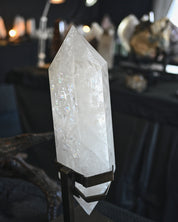 44lb XXL  Double-Terminated Quartz Point on Custom Stand