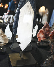 44lb XXL  Double-Terminated Quartz Point on Custom Stand