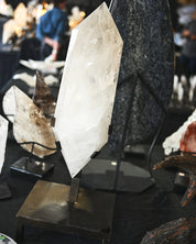 44lb XXL  Double-Terminated Quartz Point on Custom Stand