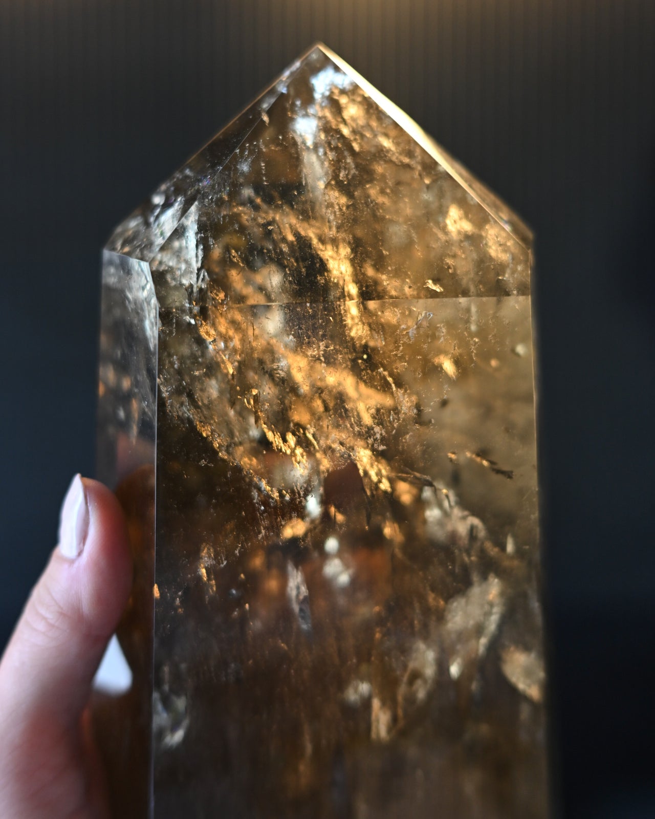 Smoky Citrine Tower 4.4lbs