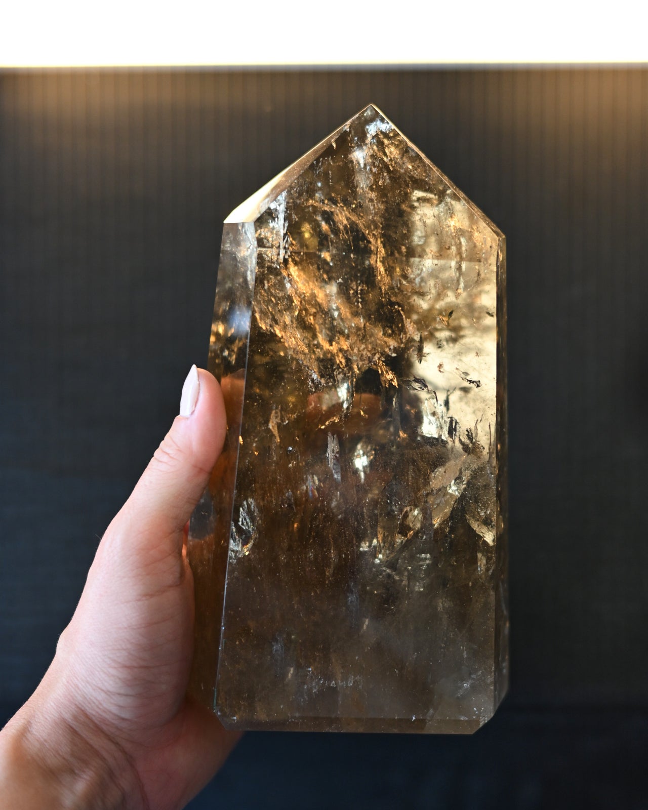 Smoky Citrine Tower 4.4lbs