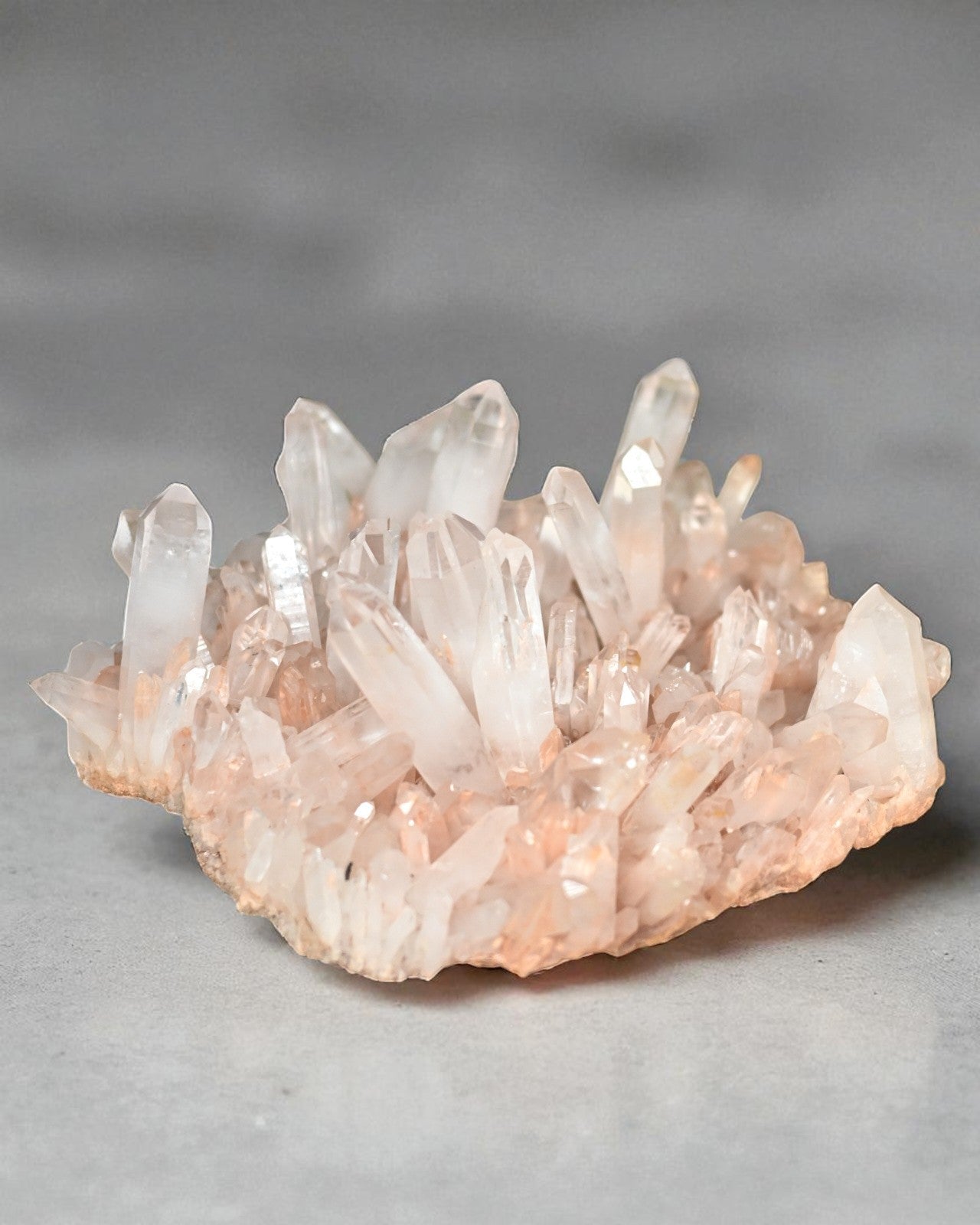 XXL 21 lb Statement Pink Quartz Cluster