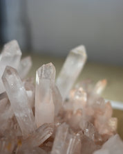 XXL 21 lb Statement Pink Quartz Cluster
