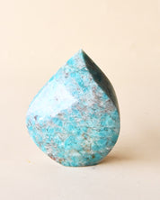 Amazonite Freeform - amazonite crystal freeform sculpture side view