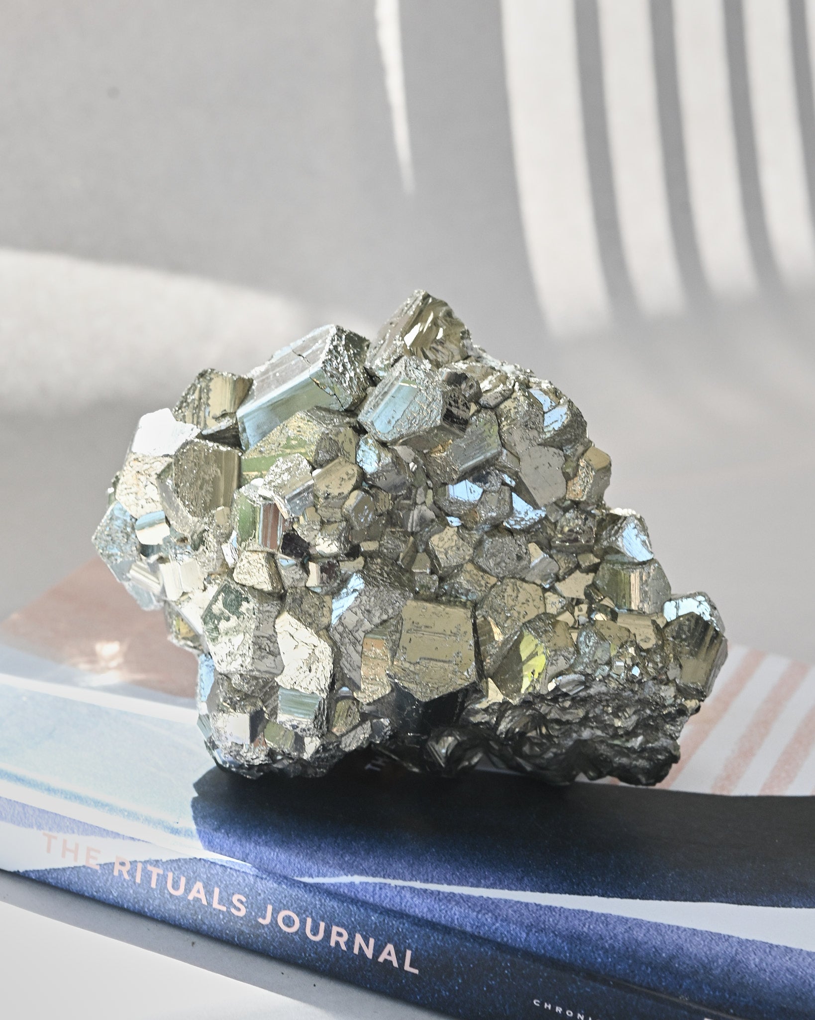 Pyrite Crystal Cluster 2.4lbs