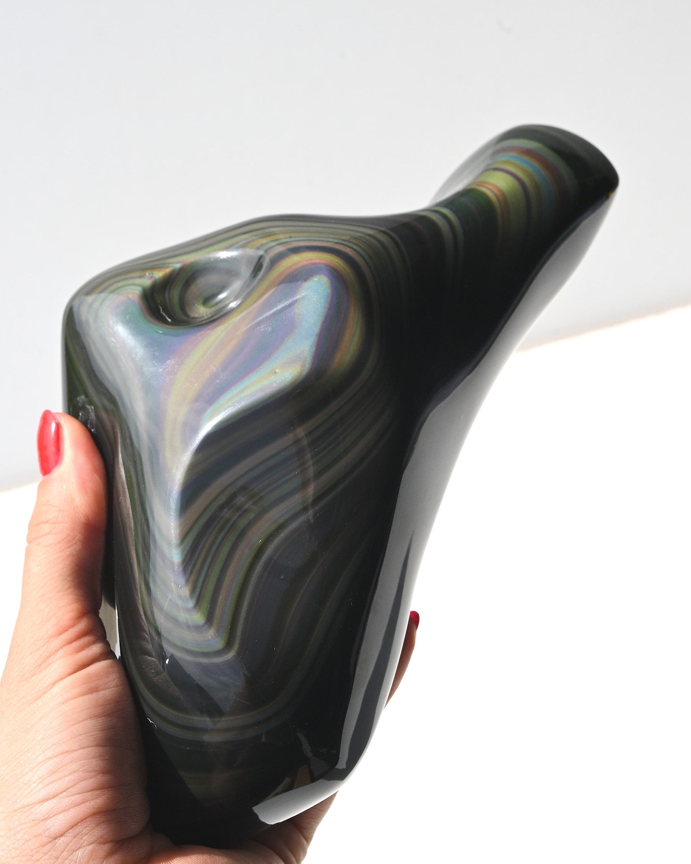Rainbow Obsidian Freeform – Mexico (Approx. 9 in)