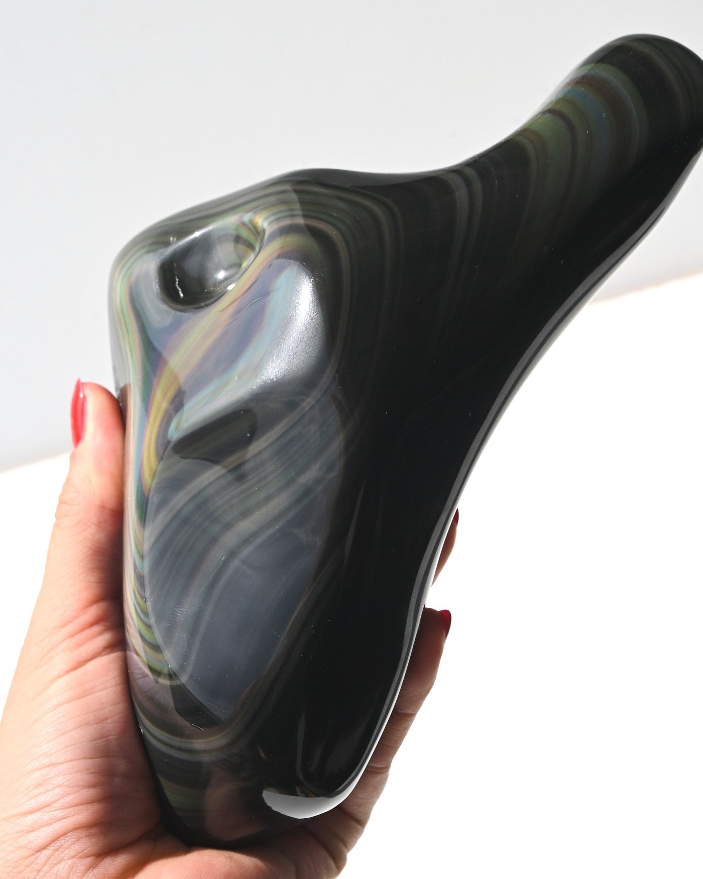 Rainbow Obsidian Freeform – Mexico (Approx. 9 in)