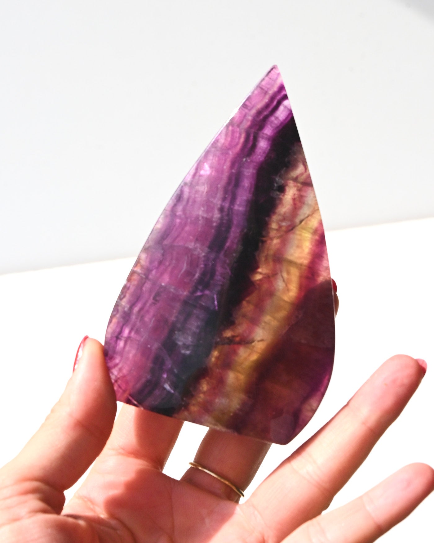 Rainbow Fluorite Flame