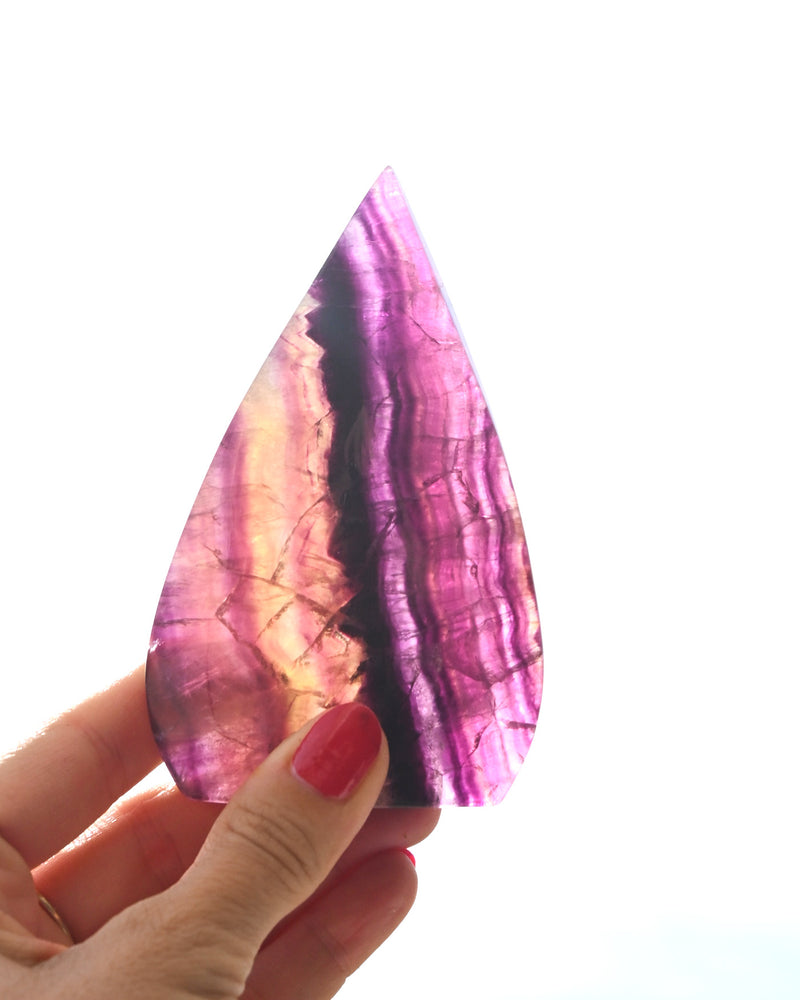 Rainbow Fluorite Flame