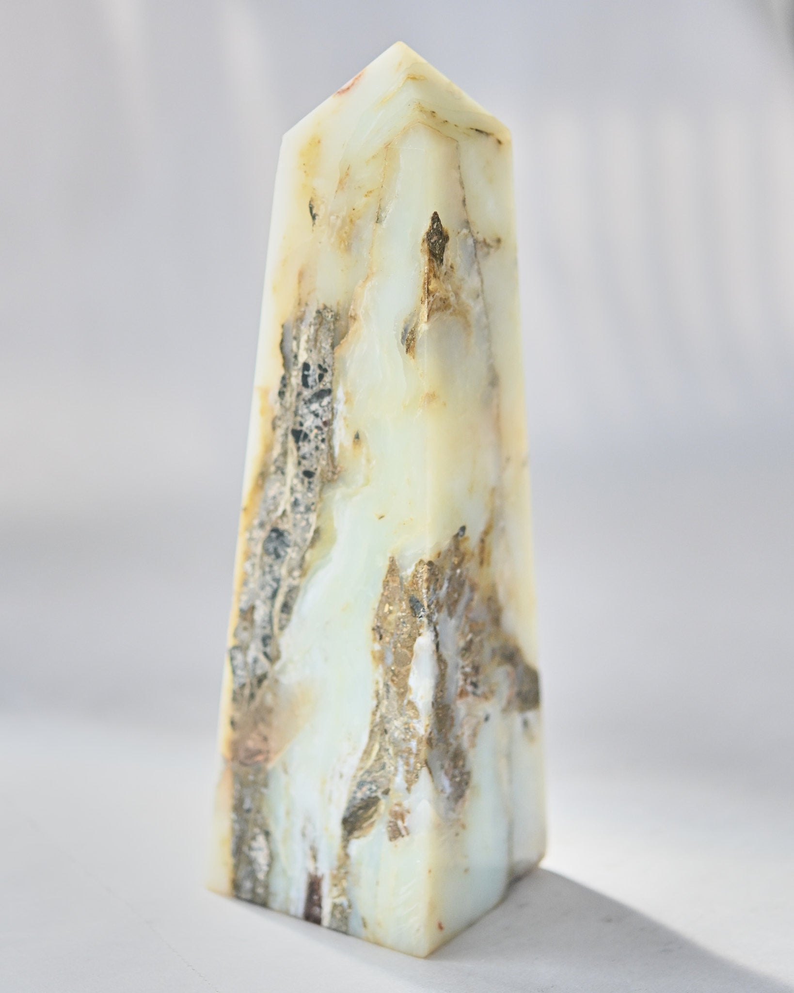 Peruvian Blue Opal Tower 2.4lbs