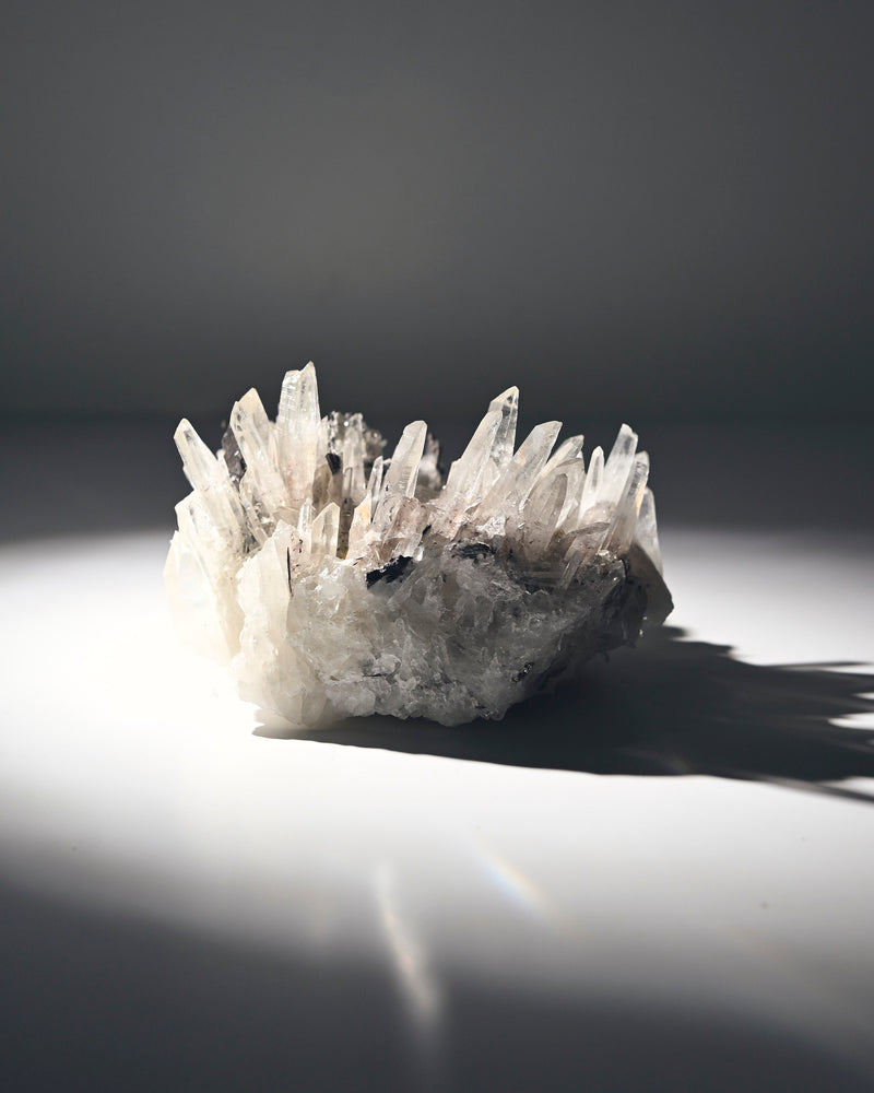 Hubnerite with Quartz 2.6lbs