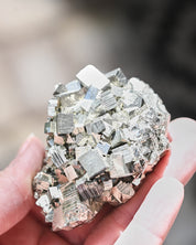 Pyrite Cubic Cluster 3in