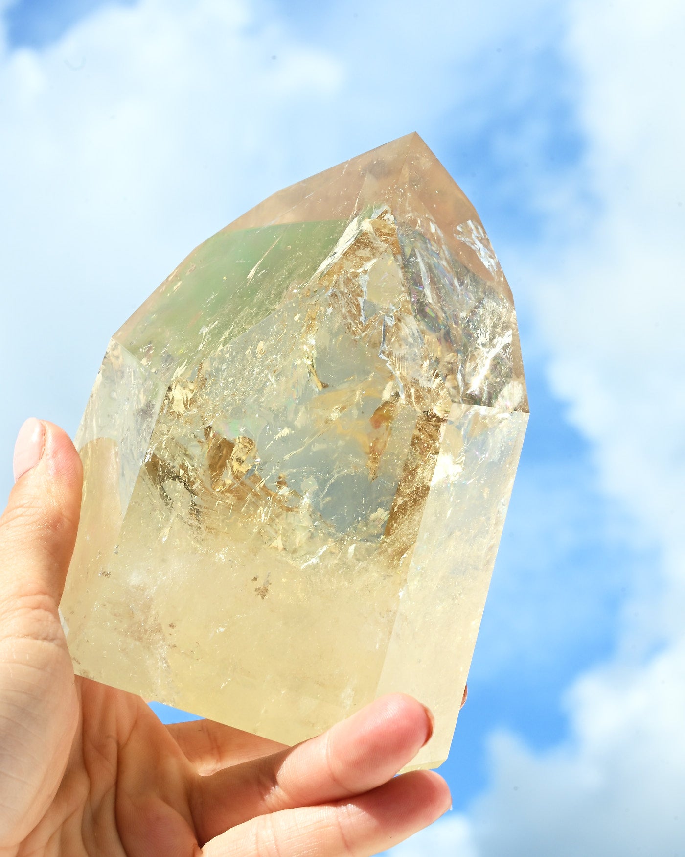 Statement Natural Citrine Point 2.8 lbs