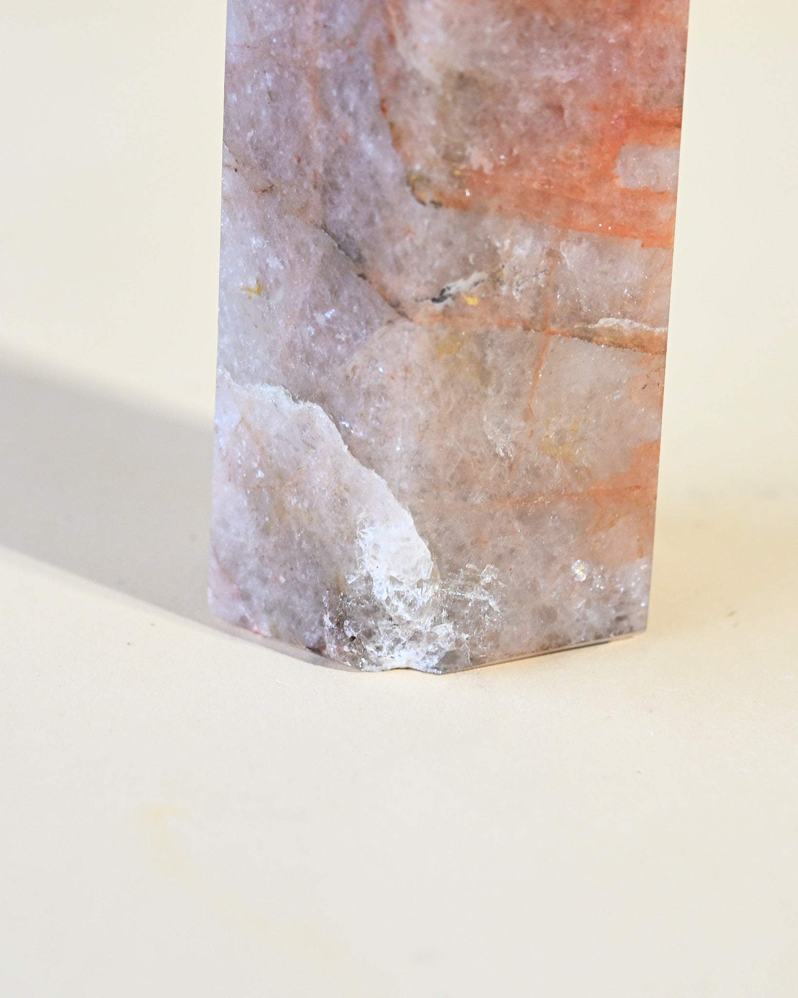 Hematite Quartz Tower 2.8lbs