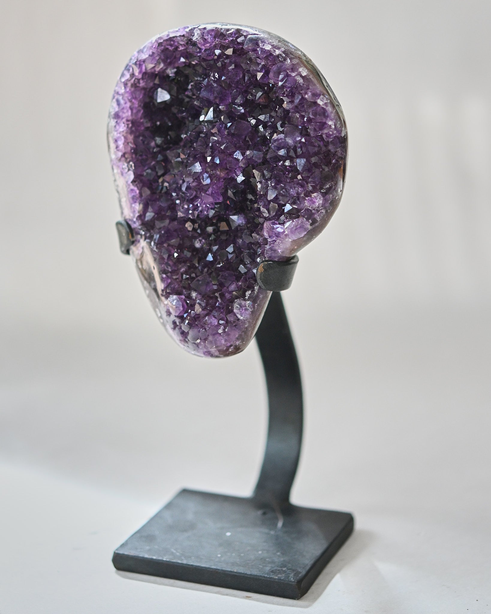 Amethyst Crystal Geode on Stand 2.8lbs