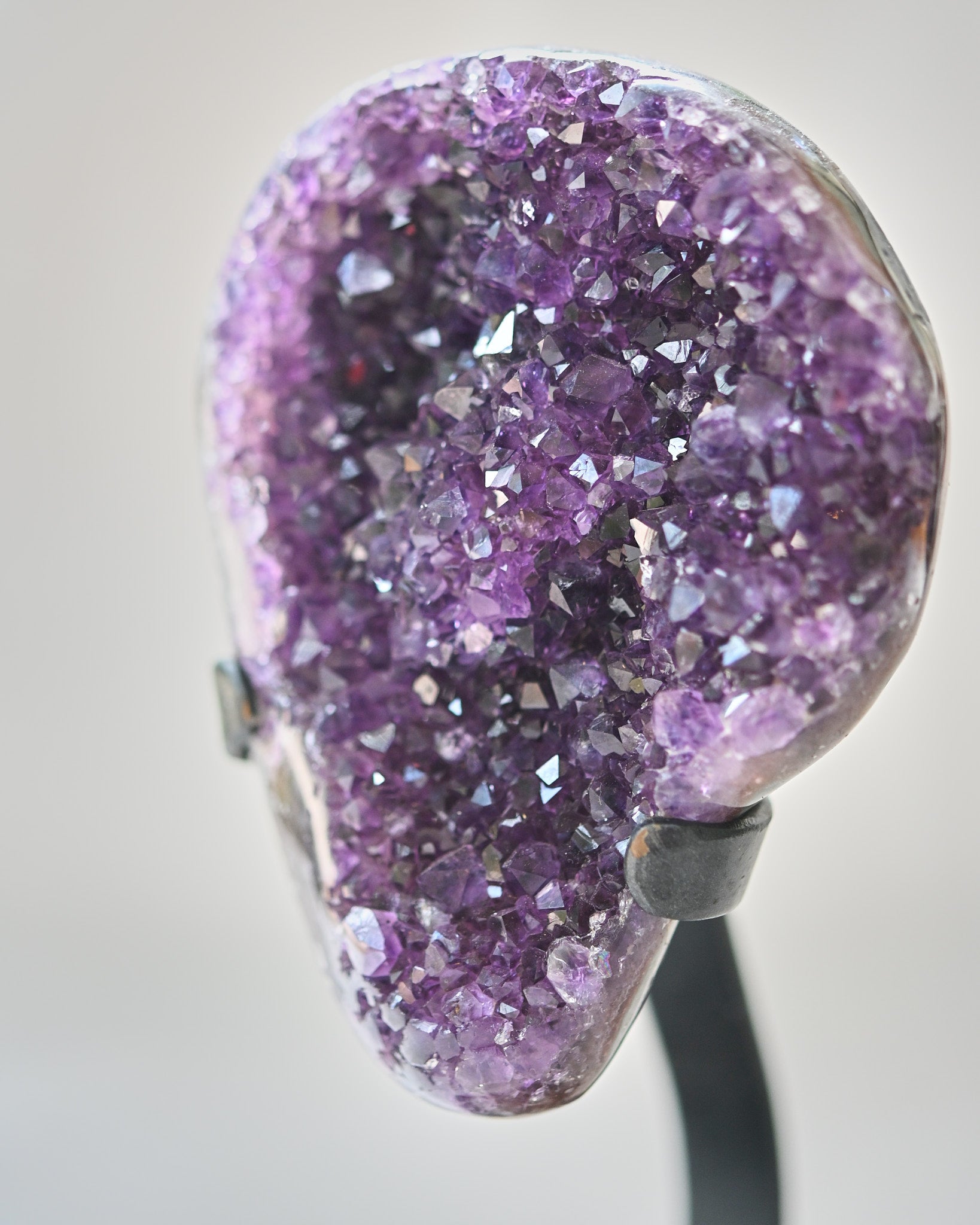 Amethyst Crystal Geode on Stand 2.8lbs