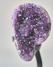 Amethyst Crystal Geode on Stand 2.8lbs