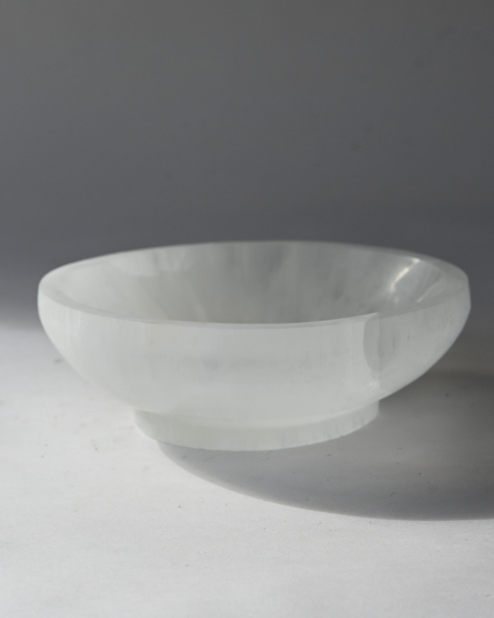 Selenite Bowl 7in