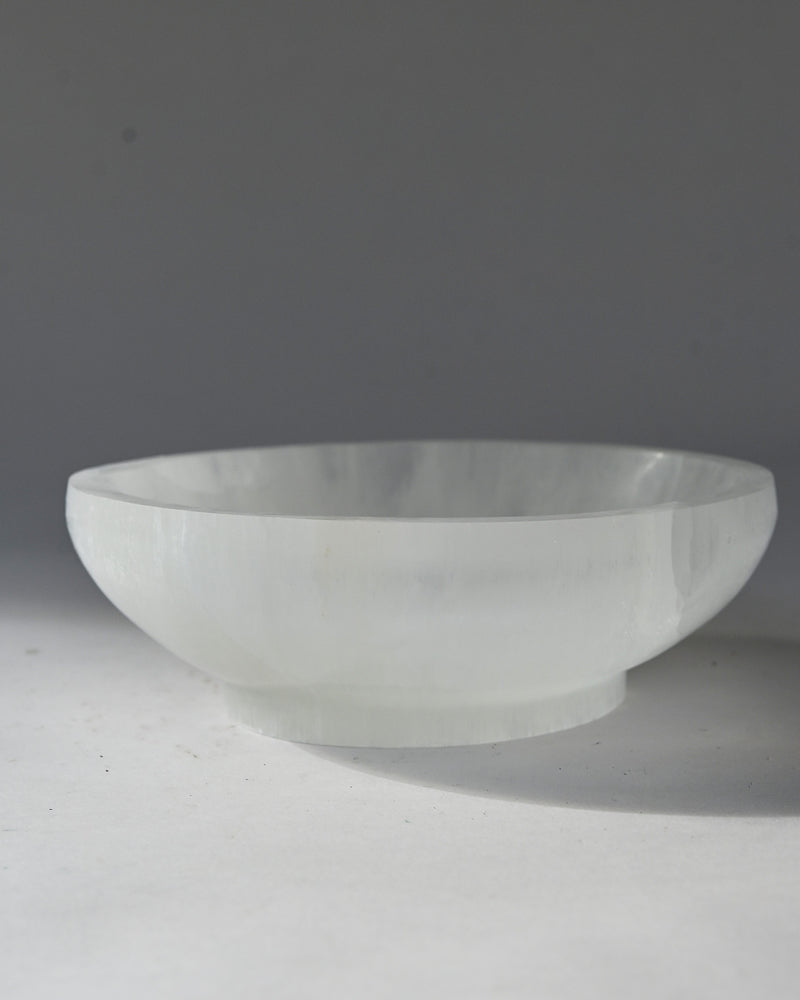 Selenite Bowl 7in