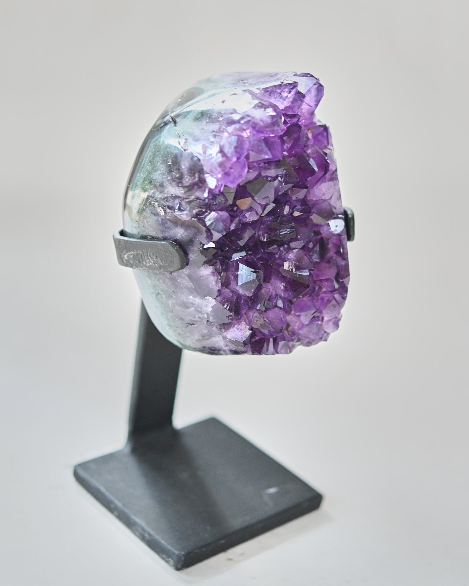 Amethyst Crystal Geode on Stand 3lbs