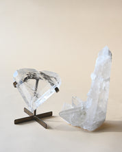 Clear Quartz Heart on Stand 3lbs