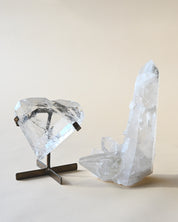 Clear Quartz Heart on Stand 3lbs