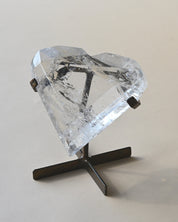 Clear Quartz Heart on Stand 3lbs