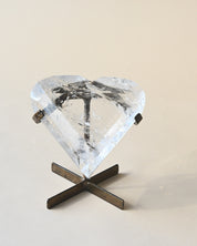 Clear Quartz Heart on Stand 3lbs