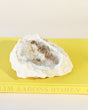 White Quartz Druzy Geode 2.2lbs