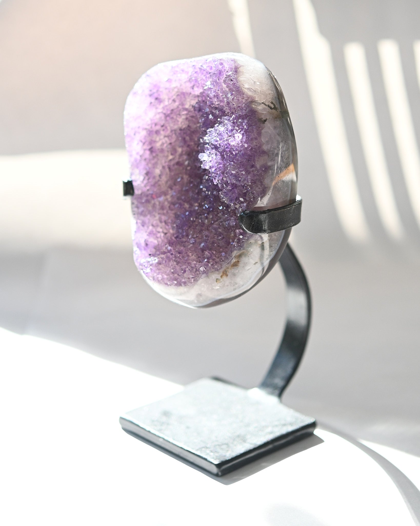 Amethyst Crystal Geode on Stand 3.3lbs